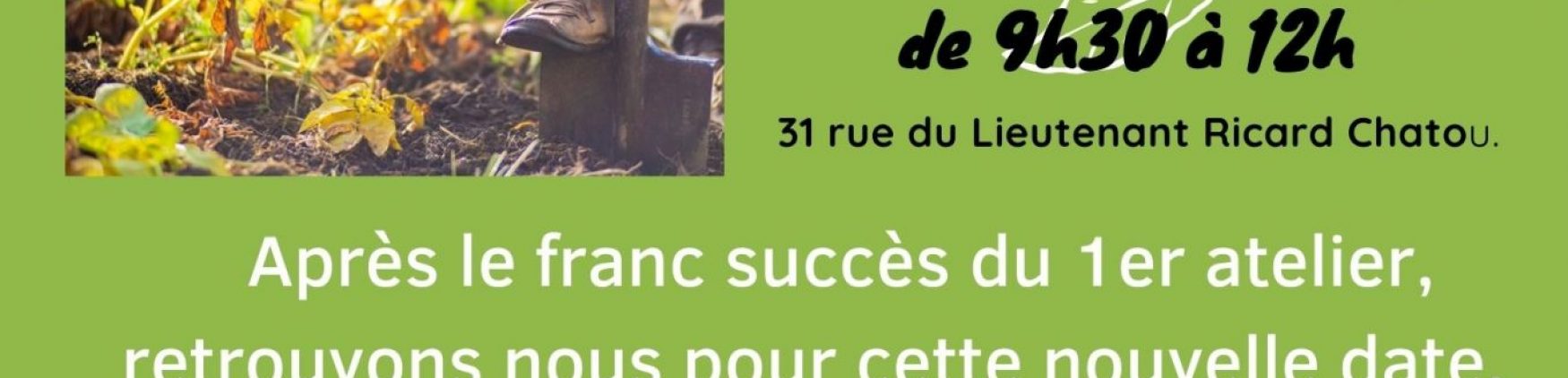 Venez inventer votre jardin en Permaculture – 2e atelier