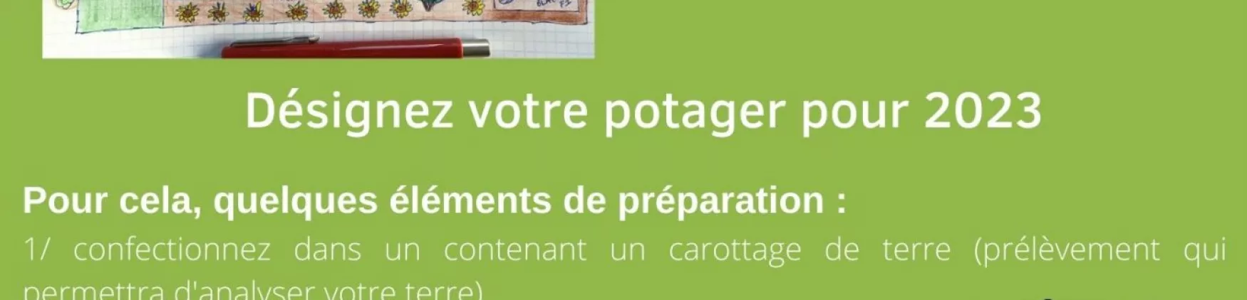Designez votre potager pour 2023 – 3e atelier