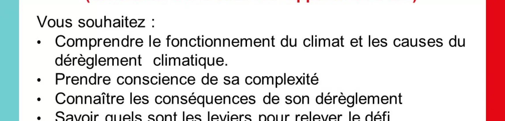 Atelier La Fresque du Climat du 1er avril 2023