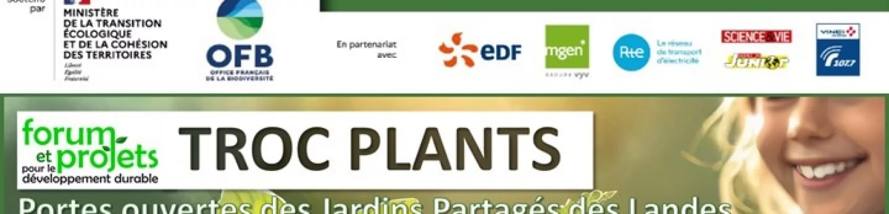 Fête de la nature – Troc Plants & Portes ouvertes Jardins Partagés des Landes