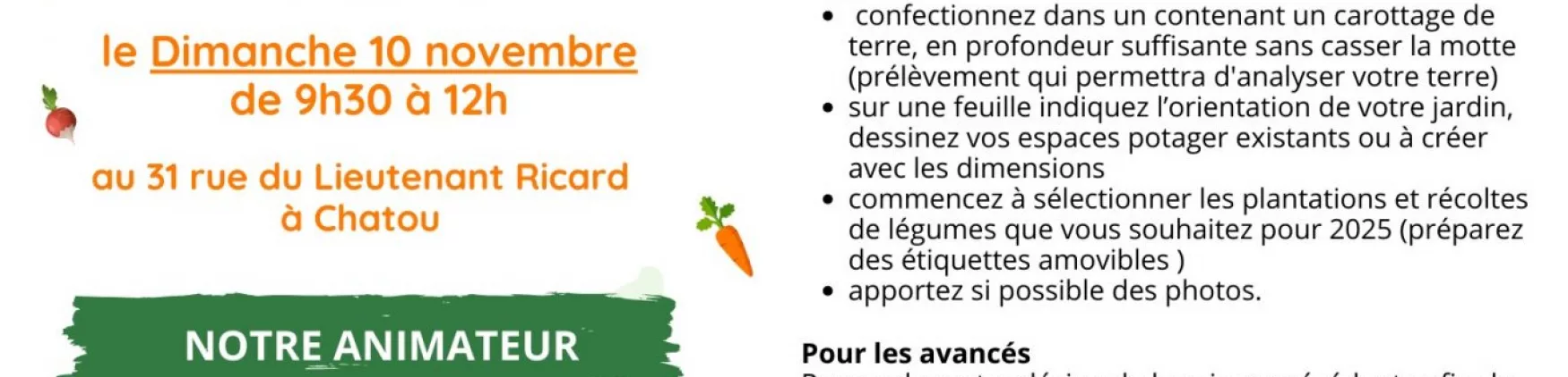 4ème atelier de permaculture 2024-25