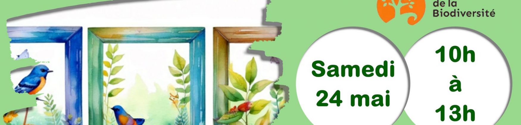 Fête de la nature 2025 – Atelier Fresque de la Biodiversité – Vésinet