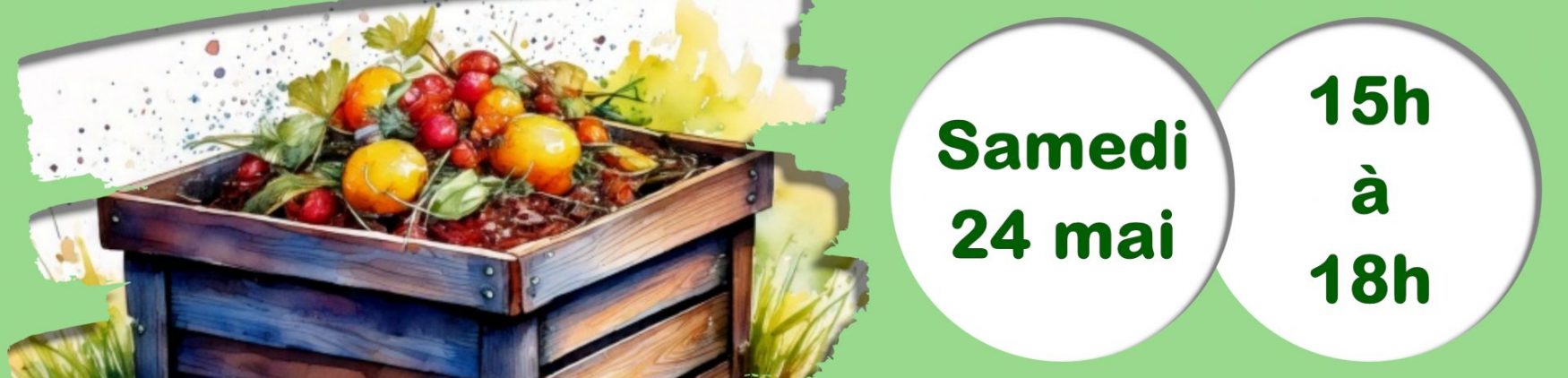 Fête de la nature -2025- La vie dans le compost du Jardin partagé des Landes