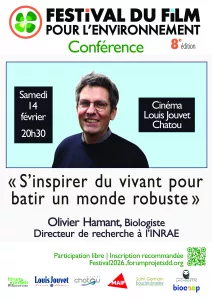 Conférence « S’inspirer du vivant pour batir un monde robuste » avec Olivier HAmant Conférence « S’inspirer du vivant pour batir un monde robuste » avec Olivier HAmant