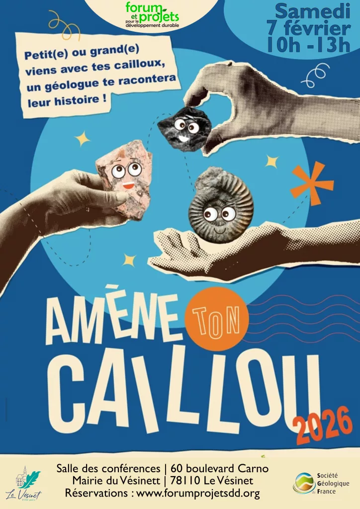 Amène ton caillou - Samedi 7 Février 2026 de 10h à 13h