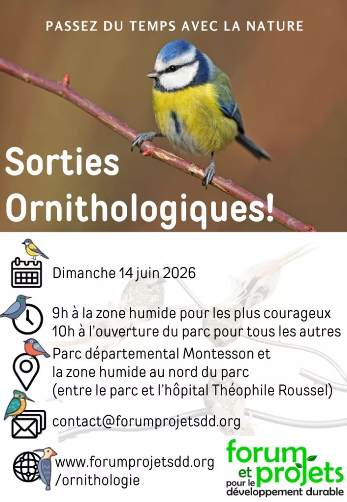 Sortie Ornithologique - Dimanche 14 juin 2026